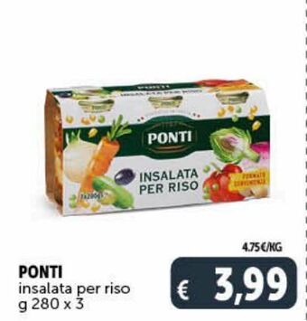 Insalata per riso ponti