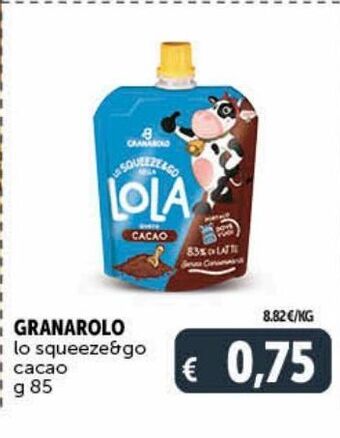 Deco Maxistore Lo squeeze&go cacao granarolo offerta
