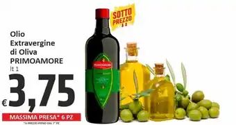 Paghi Poco Primoamore Olio Extravergine di Oliva lt 1 offerta