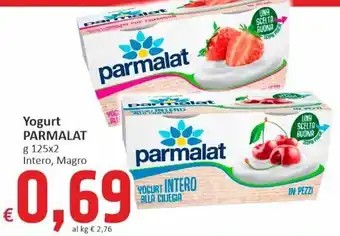 Parmalat Yogurt g 125x2 Intero, Magro