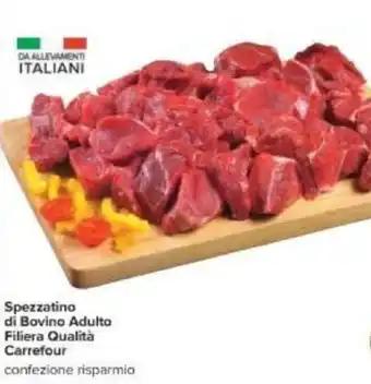 Carrefour Carrefour Spezzatino di Bovino Adulto Filiera Qualità offerta
