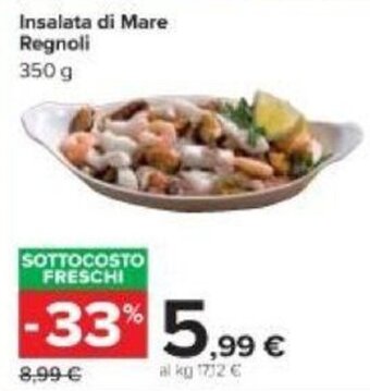 Carrefour Insalata di Mare Regnoli 350 g offerta