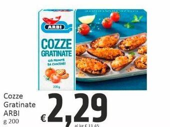 Paghi Poco Arbi Cozze Gratinate g 200 offerta