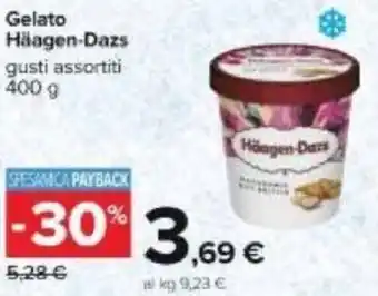Carrefour Häagen-Dazs Gelato 400 g offerta