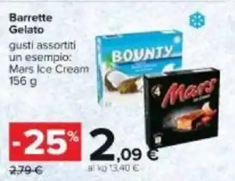 Carrefour Barrette Gelato 156 g offerta