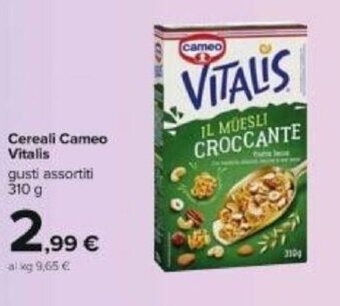 Carrefour Cameo Vitalis Cereali 310 g offerta