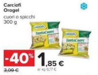 Carrefour Orogel Carciofi 300 g offerta