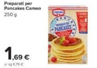 Carrefour Cameo Preparati per Pancakes 250 g offerta