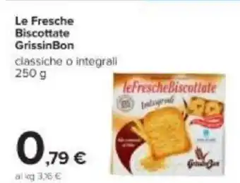 Le Fresche Biscottate GrissinBon 250 g