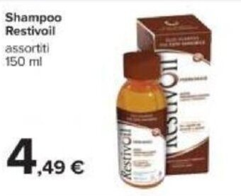 Carrefour Restivoil Shampoo 150 ml offerta