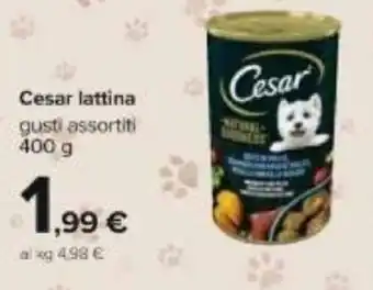 Carrefour Cesar lattina 400 g offerta