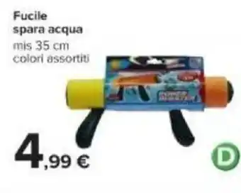 Carrefour Fucile spara acqua 35 cm offerta