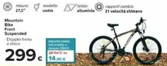 Carrefour Mountain Bike Front Suspended offerta