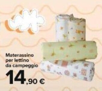 Carrefour Materassino per lettino da campeggio offerta