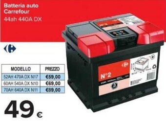 Carrefour Batteria auto