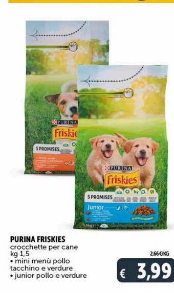 Deco Maxistore Crocchette per cani purina friskies offerta