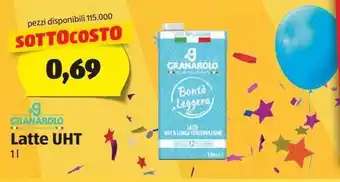 ALDI Latte granarolo uht 1 l offerta