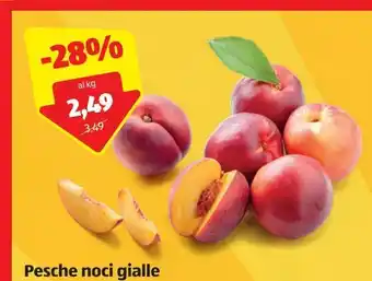 ALDI Pesche noci gialle al kg offerta