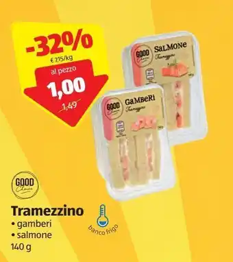 ALDI Tramezzino gamberi / salmone 140g offerta