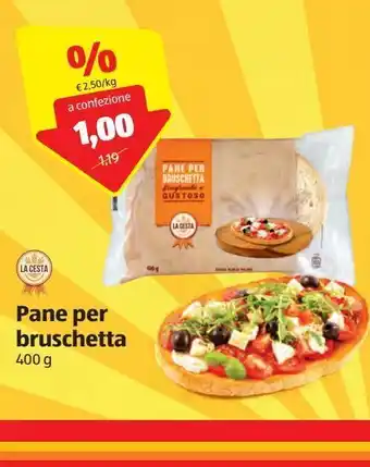 ALDI La cesta pane per bruschetta 400g offerta
