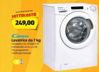 ALDI Lavatrice candy da 7 kg offerta