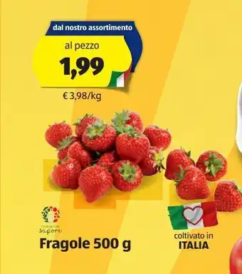 ALDI Fragole i colori del sapore 500g offerta