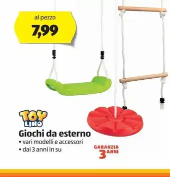 ALDI Toy lino giochi da esterno offerta