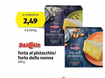 Dal colle torta al pistacchio / torta della nonna 300g