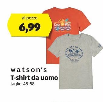 ALDI Watson's t-shirt uomo offerta