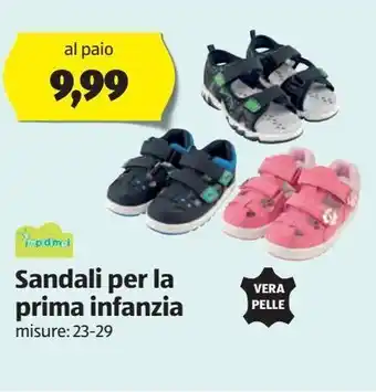 ALDI Sandali per la prima infanzia offerta