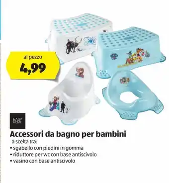 ALDI Accessori da bagno per bambini easy home offerta