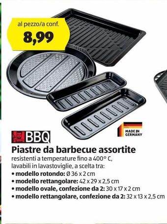 ALDI Bbq piastre da barbecue assortite offerta