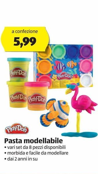 ALDI Play doh pasta modellabile offerta