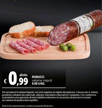 Deco Supermercati Fiorucci salame napoli offerta