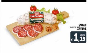 Deco Supermercati Galbani salame galbanetto offerta
