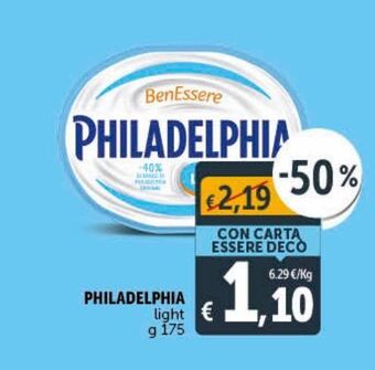 Deco Supermercati Philadelphia light g 175 offerta