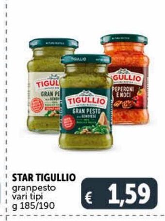 Deco Supermercati Star tigullio gran pesto vari tipi g 185 / 190 offerta