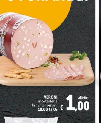 Deco Supermercati Veroni mortadella offerta