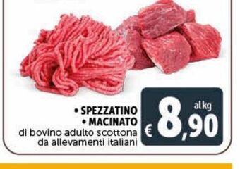 Deco Supermercati Spezzatino macinato di bovino adulto scottona da allevamenti italiani offerta
