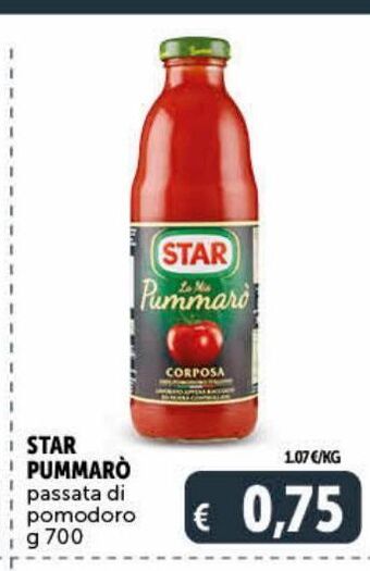 Deco Supermercati Star pummaro passata di pomodoro g 700 offerta