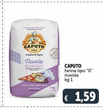 Deco Supermercati Caputo farina tipo ""0"" nuvola kg 1 offerta
