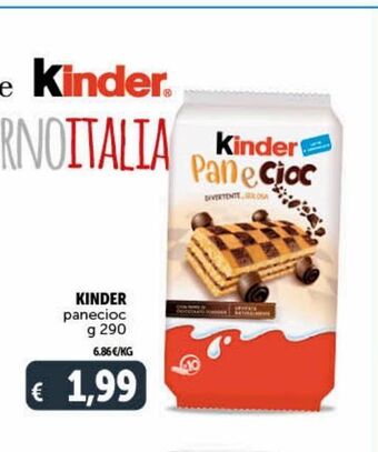 Deco Supermercati Kinder panecioc g 290 offerta