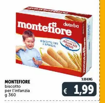 Deco Supermercati Montefiore biscotti d''infanzia g 360 offerta