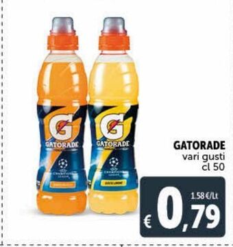 Deco Supermercati Gatorade vari gusti cl 50 offerta