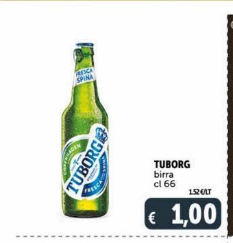 Deco Supermercati Tuborg birra cl 66 offerta