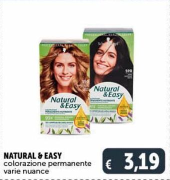 Natural & easy colorazione permanente varie nuance