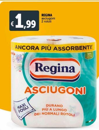 Deco Supermercati Regina asciugoni 2 rotoli offerta