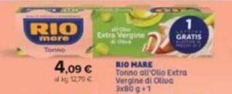 Carrefour Rio Mare Tonno 3x80 g + 1 offerta