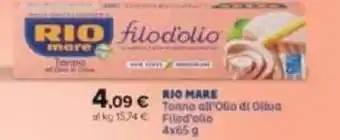 Carrefour Rio Mare Tonno 4x65 g offerta