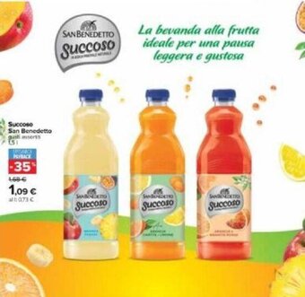 Carrefour San Benedetto Succoso 1,5 l offerta